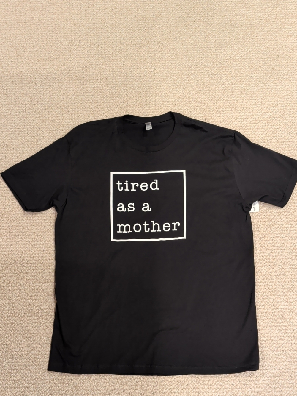 Next Level Apparel Black Short-Sleeve Graphic Tee